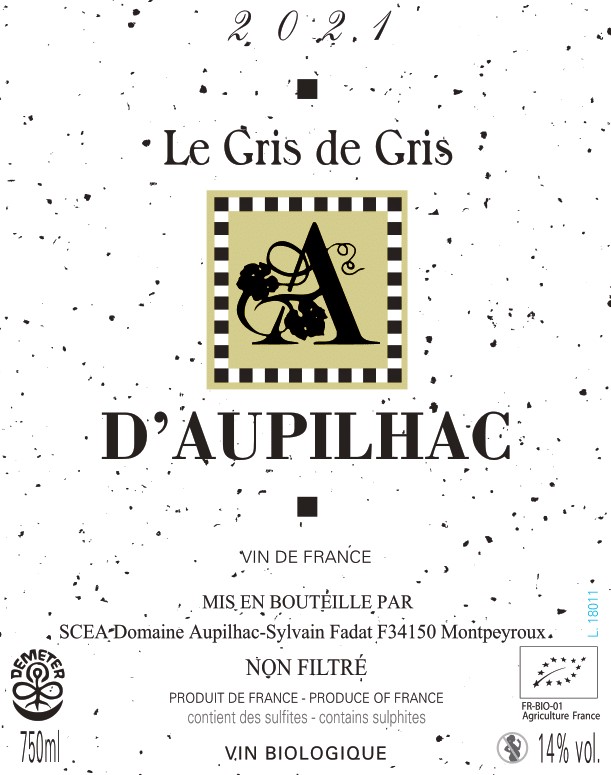 2050740-01-02_Domaine aupilhac_Cuvee aupilhac gris gris vin france bio cee 2021-2-1